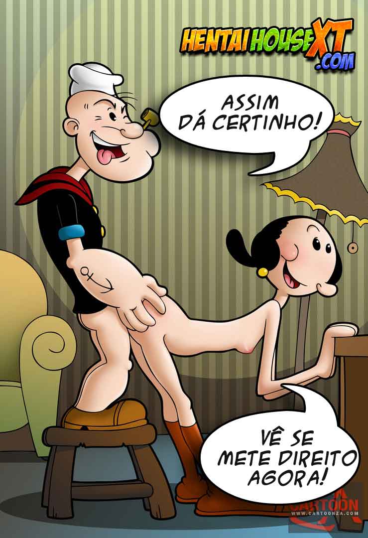 Popeye metendo a rola na Olívia Palito – HQ Comics