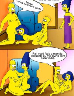 Sexo na casa dos Simpsons – Quadrinhos Eróticos