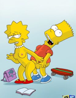 Os Simpsons – Bart fudendo a buceta da Lisa – Hq Comics